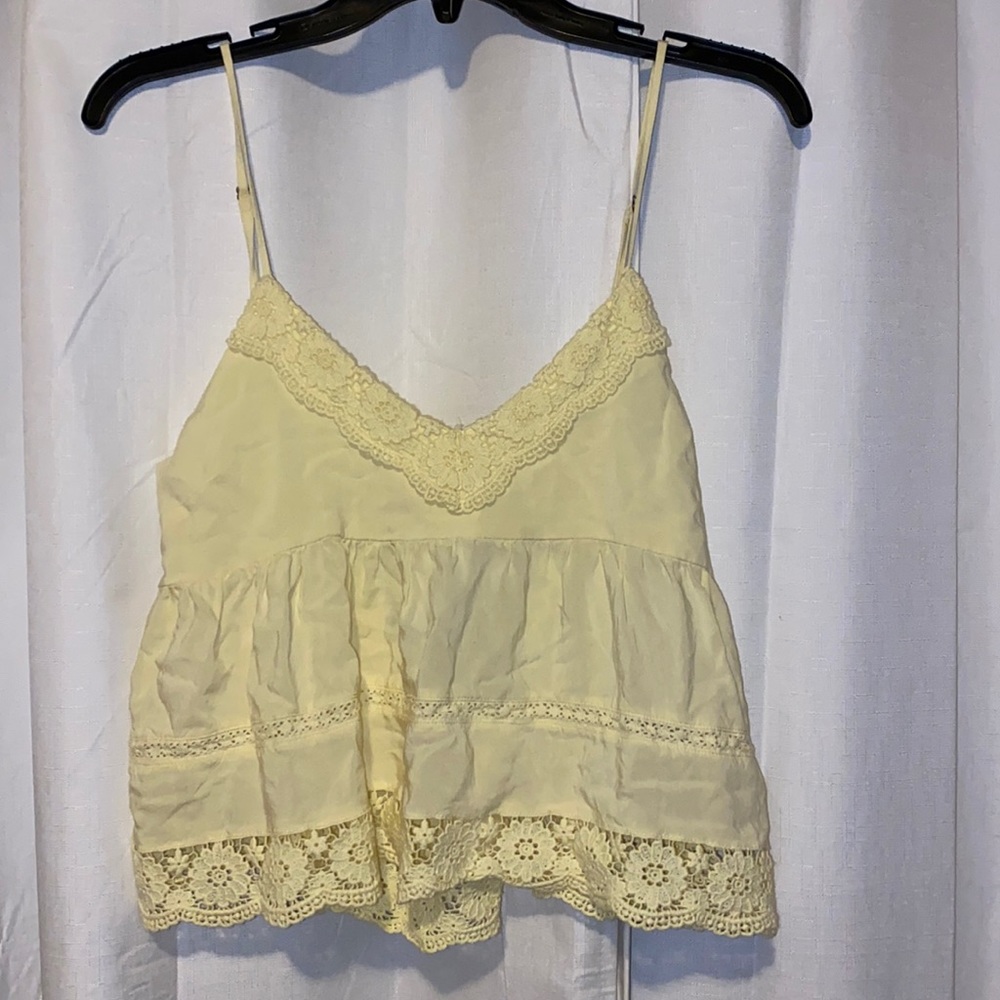 AE yellow spaghetti strap